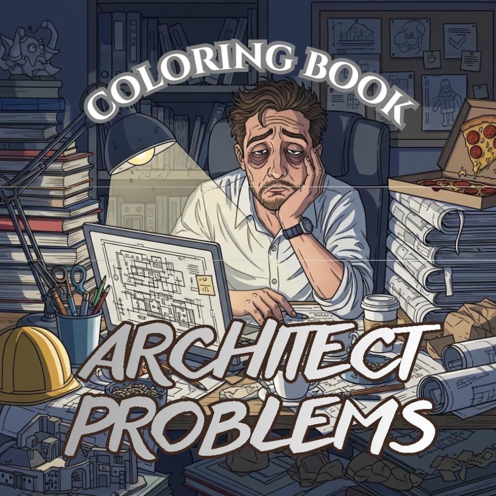 Architect Problems: A Stressful, Funny & Relatable Coloring Book for Architects, Designers & Architecture Students