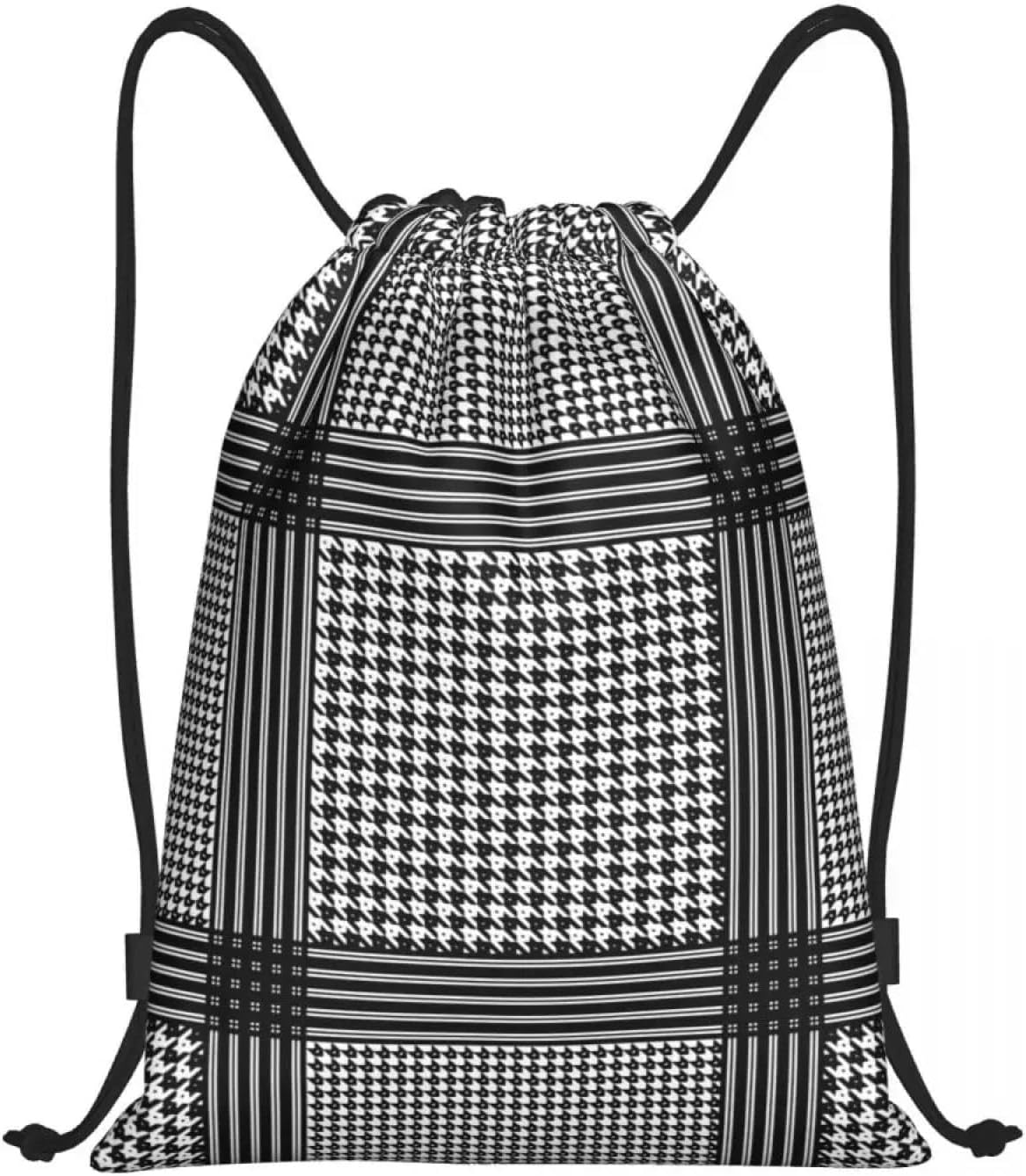 drawstring bag Custom Arabic Keffiyeh Traditional Pattern Women Lightweight Tatreez Embroidery Art Sports Gym Storage Backpack