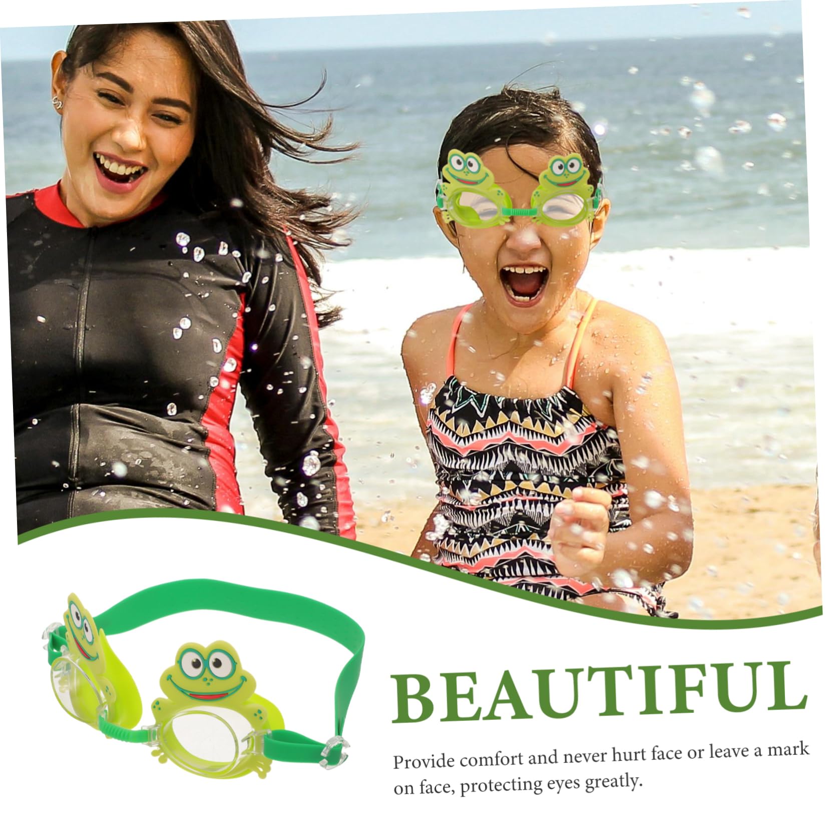 BESPORTBLE Lunettes De Natation Pour Enfants Lunettes Enfants Lunettes De Natation Animal Baignade Lunettes Pour Enfants Fille Les -petits Des Lunettes De Protection Requin Pc