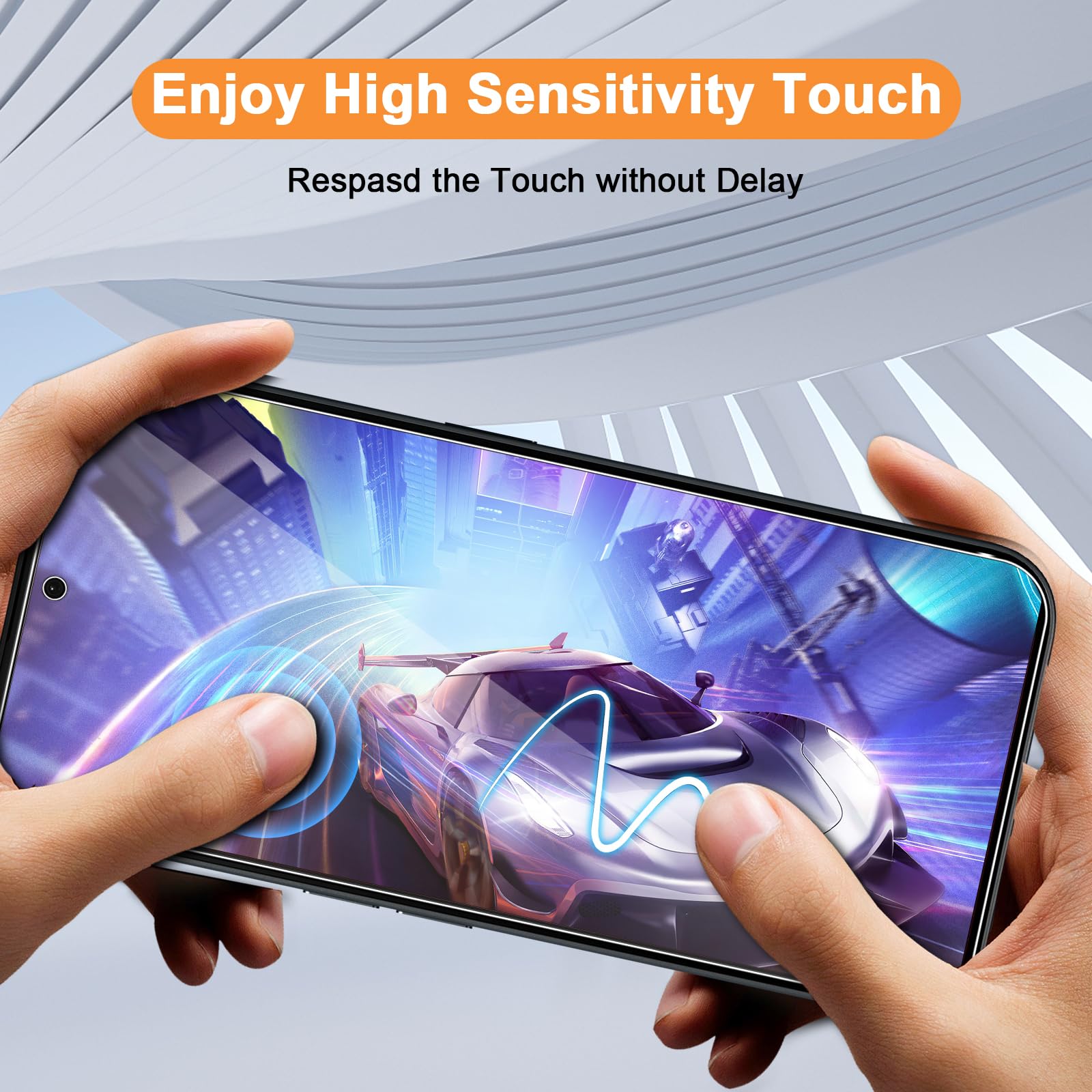 Protezione Schermo Privacy Moto G 2 Pz Vetro Temperato Privacy Per - Foto 8