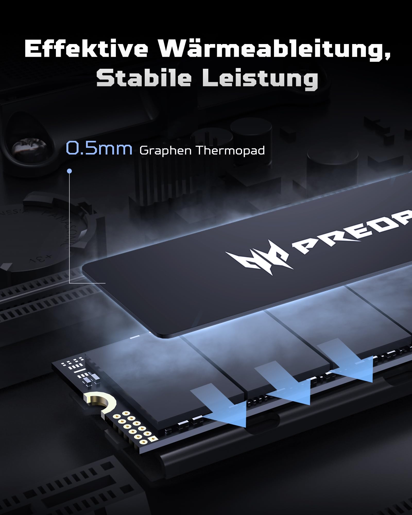 【新品未開封】Predator GM6 2TB M.2 NVMe SSD acer Predator GM6 2TB M.2 NVMe SSD PCIe 4.0 - Read Speed up to