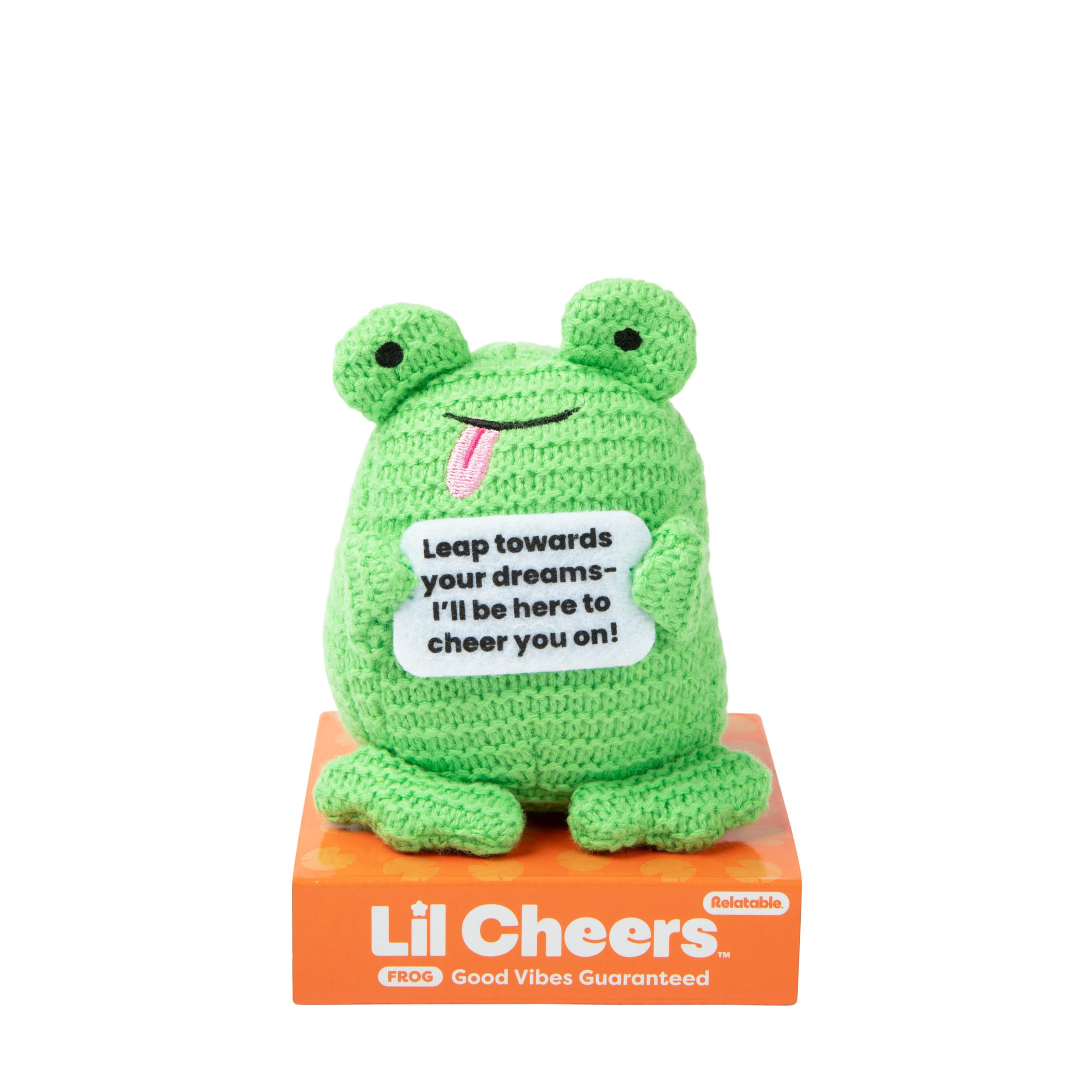 Amazon.com: Lil Cheers Frog By Relatable, The Uplifting Plush