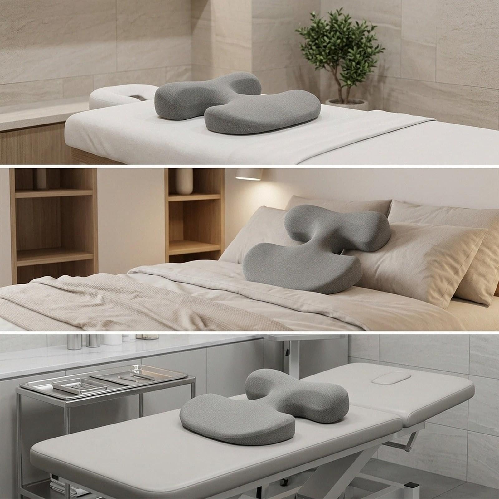 Almohada de Lactancia para Masajes, Almohada de Lactancia de Espuma Viscoelástica para Salones de Belleza.