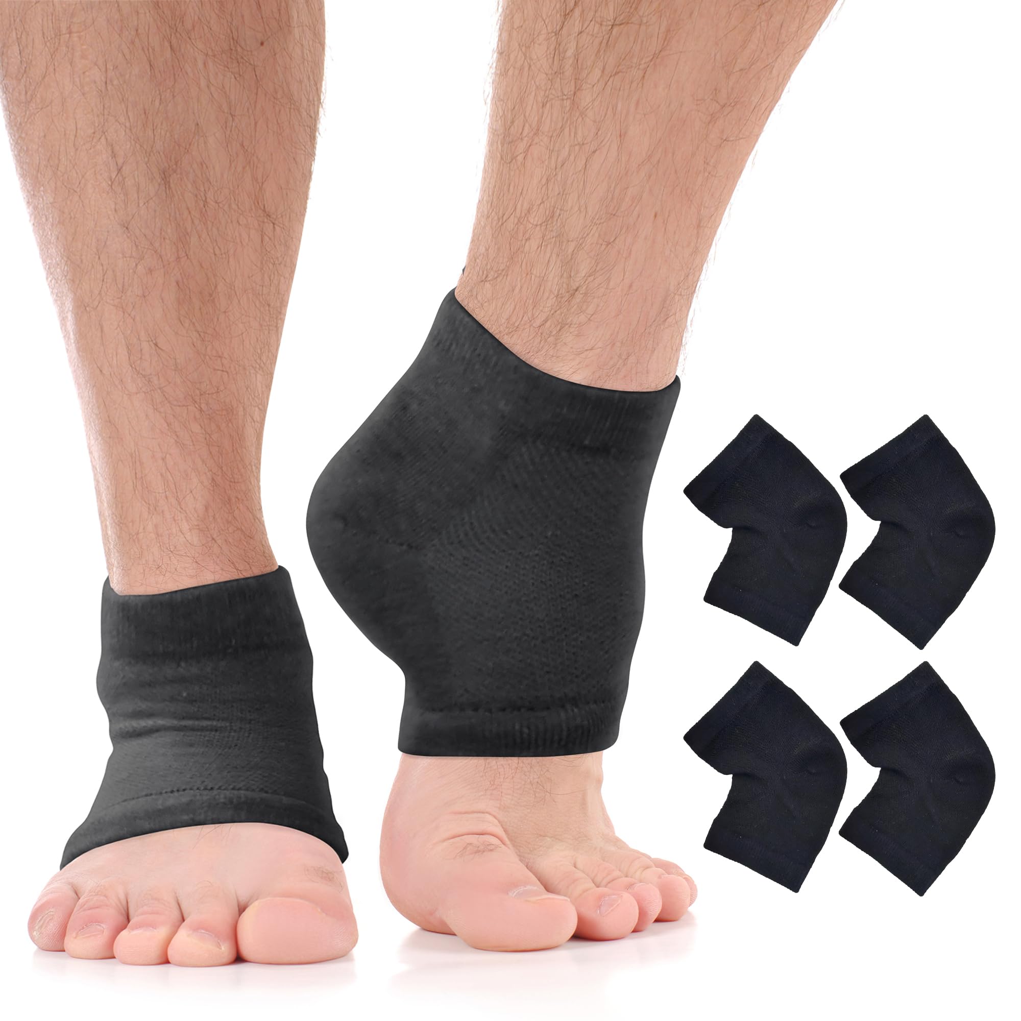 Moisturizing Socks for Men & Women | Cracked Heel Treatment with Aloe Vera | Moisturizer Heel Callus Remover | Aloe Socks for Cracked Heels & Dry Feet