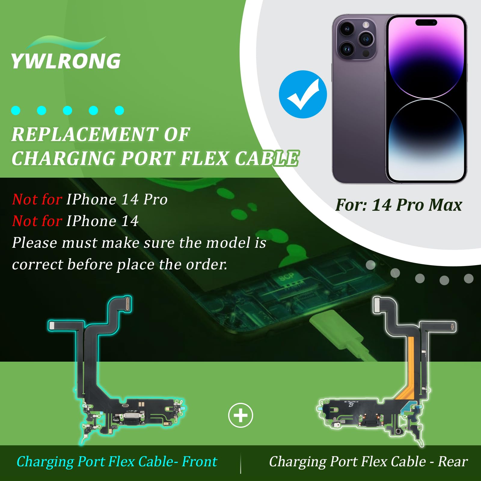 Amazon | iPhone 14 Pro Max用ドックコネクター 充電ポートフレックス