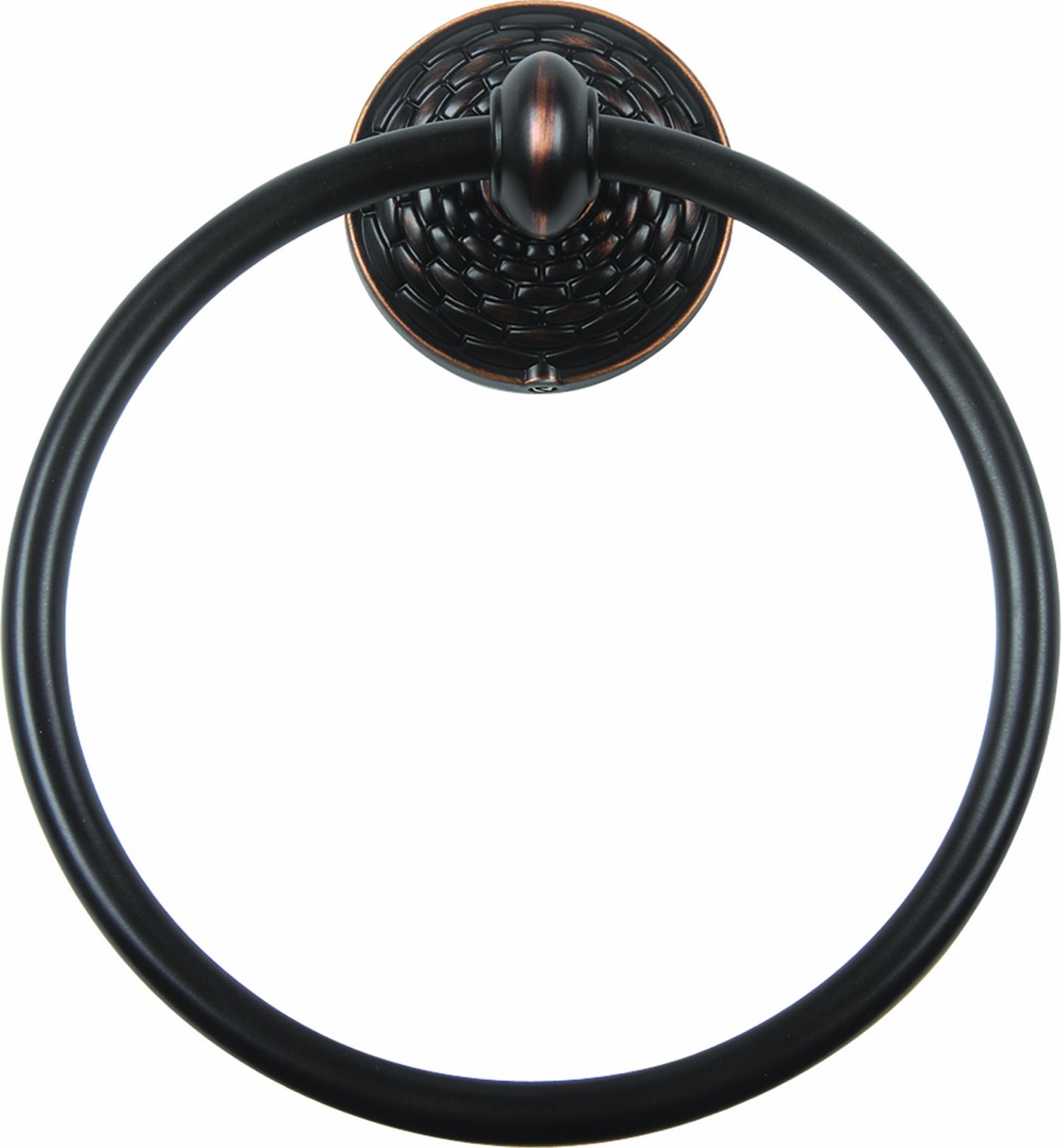 Atlas Homewares MANTR-VB Mandalay Collection 6.75-Inch Towel Ring, Venetian Bronze