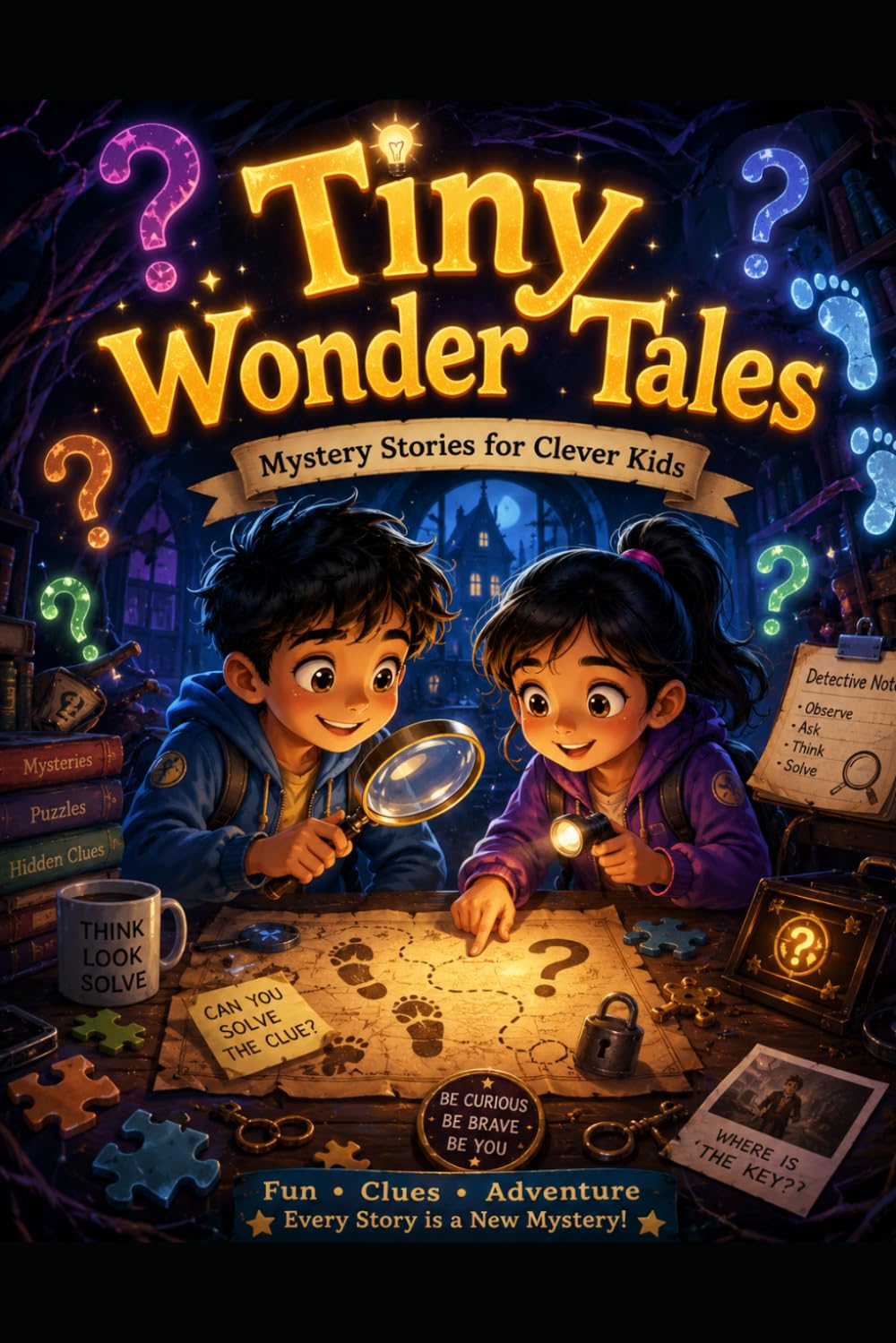 Mystery Stories for Kids (Ages 5–10): Fun Detective Stories with Riddles & Brain Teasers