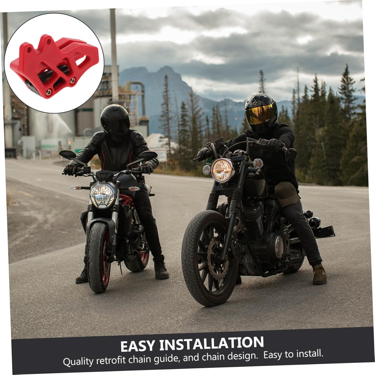 Motorcycle Chainguard Chain Protector for Dirt Bikes Durable Chain Guard Guide for Safe Riding