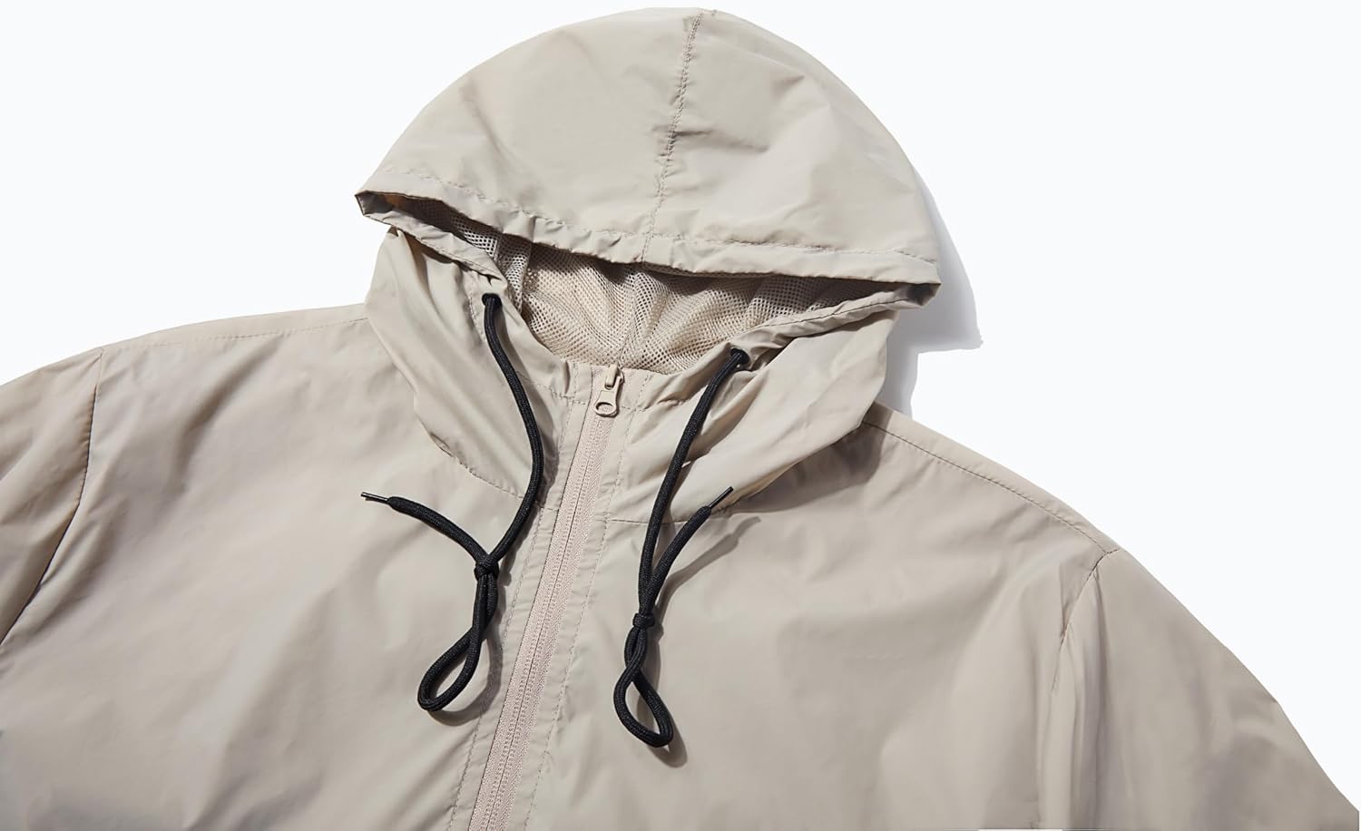 Men's Lightweight Windbreaker Jackets Outdoor Hooded Pocket Raincoat Jacket - Image 4