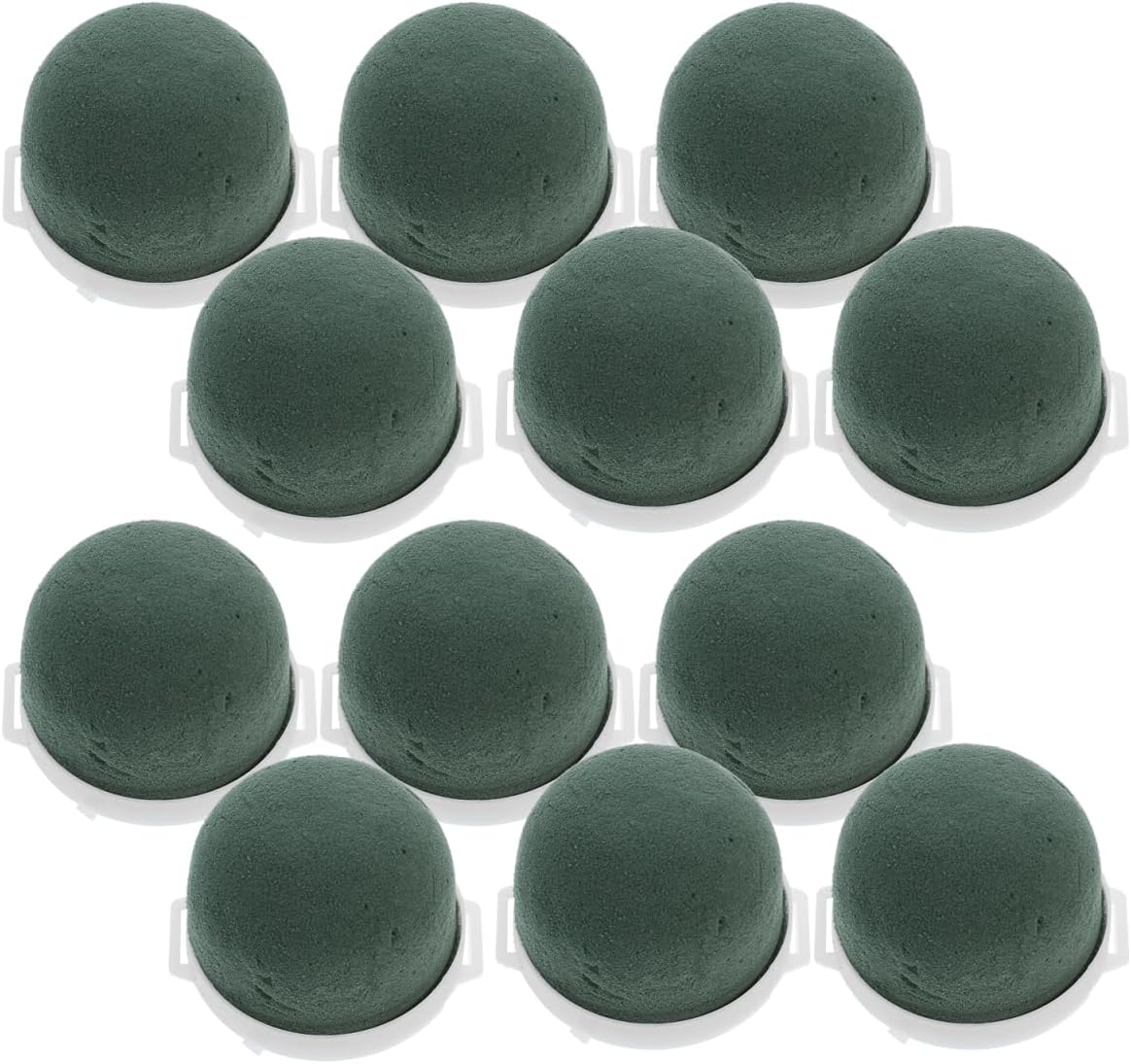 DOITOOL Mini Floral Foam Round 2.16 Inch Half Ball Flower Mud Holder for DIY Flower Arrangement Wedding Table Decor and Wine Bottle Floral Supplies