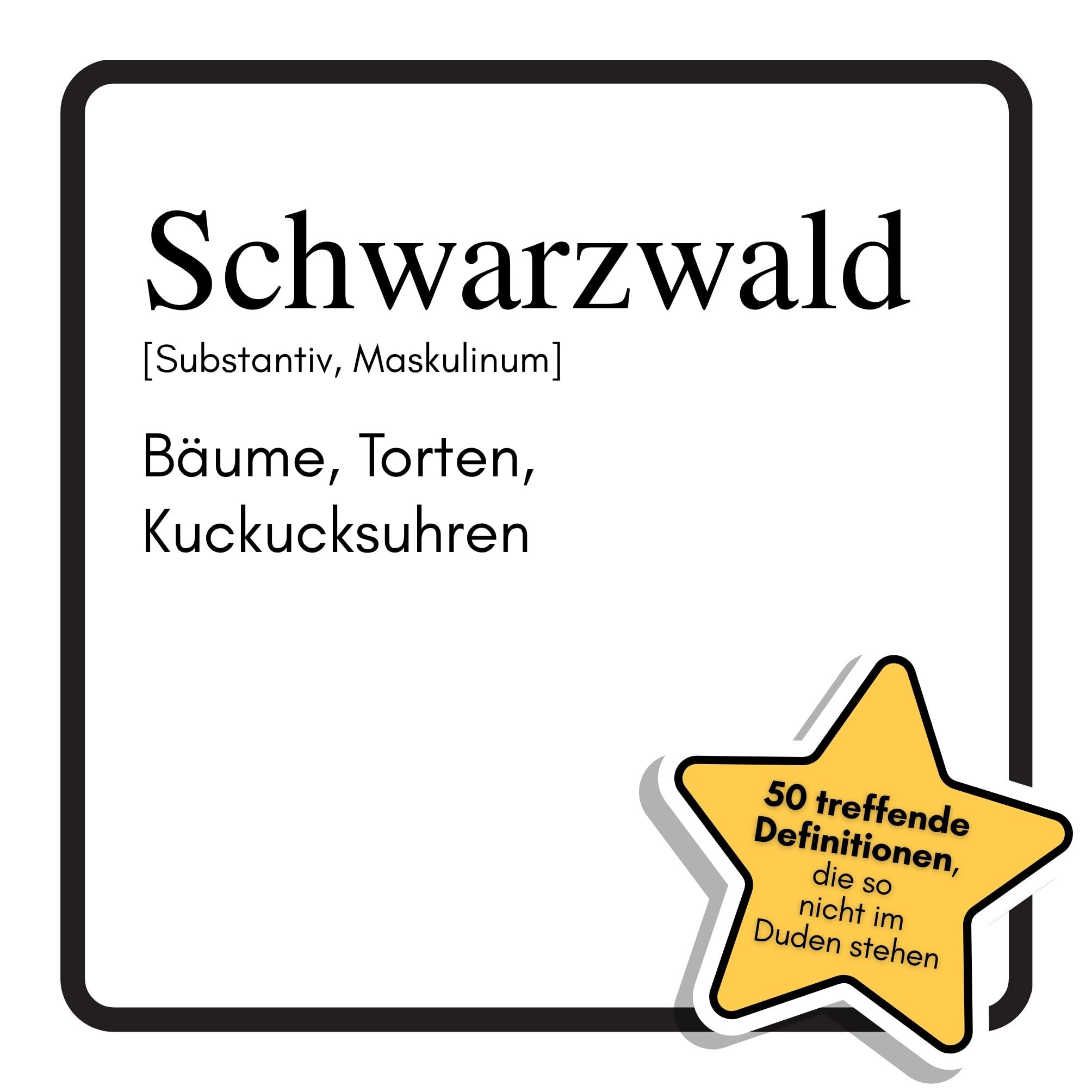 Schwarzwald: Bäume, Torten, Kuckucksuhren. Das lustige Geschenkbuch für Mann, Frau, Kollege, Freund zu Geburtstag, Weihnachten