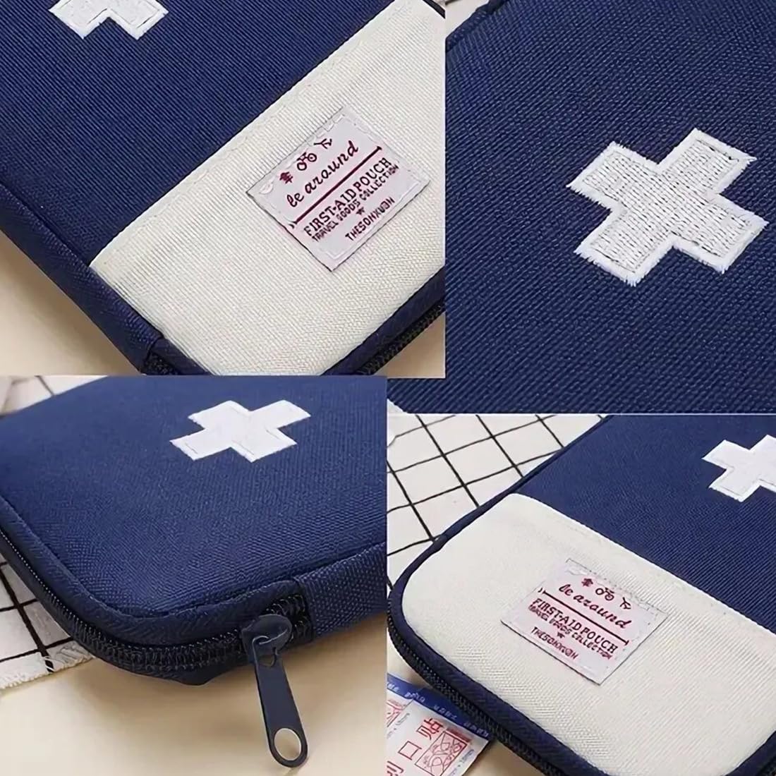 JEYORZY Mini Borsa Di Pronto Soccorso, Kit Pronto Soccorso Portatile, Blu