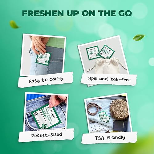 Miniatura 5 de La Fresh - Toallitas repelentes de mosquitos, envueltas individualmente, naturales, sin Deet, no tóxico, repelente de larga duración protege contra