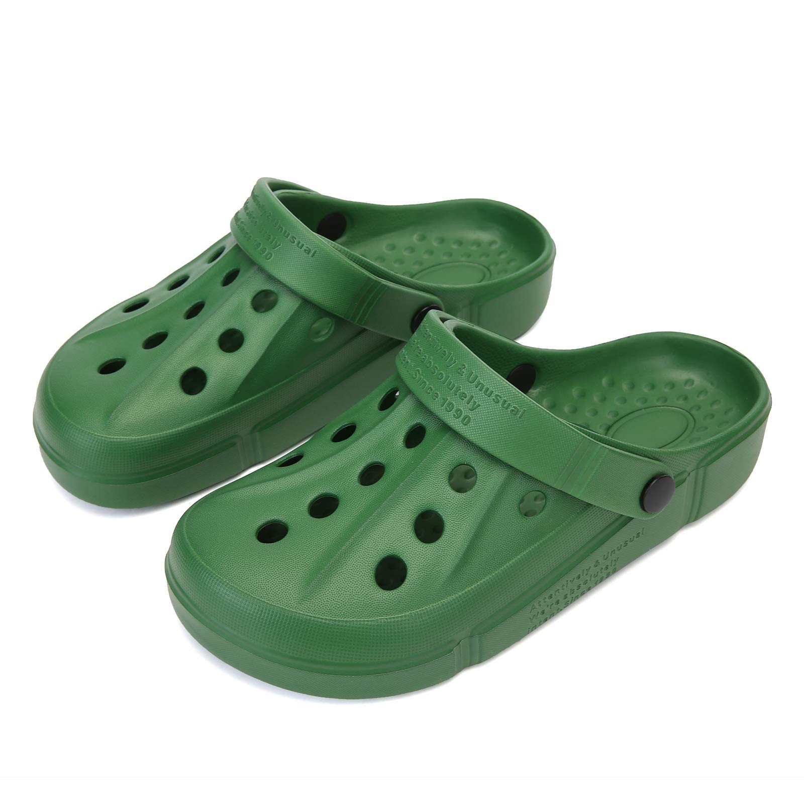 FZUU Mens Women Breathable Garden Clogs Comfortable Slip On Beach Sandals Lightweight Slippers Water Shoes