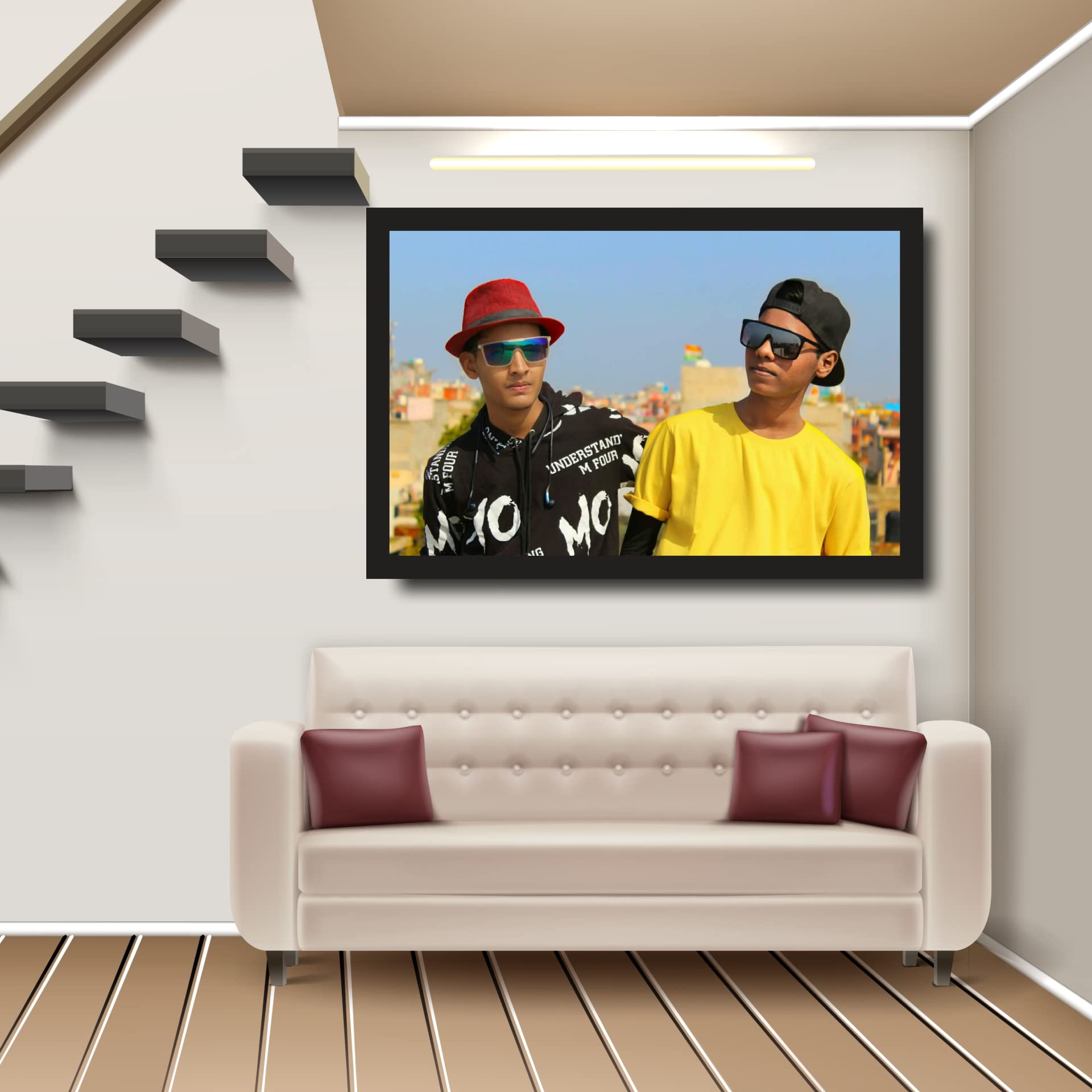 SAI ARTSS Vinyl Hd Wallpaper Stickers with Your own Personalized/Customized Photo Wall Sticker, (24 x 16 Inches), F2_2 (B0B9K7WTCJ) Amazon Price History, Amazon Price Tracker