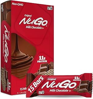 Protein Bar, Chocolate, 11g Protein, Gluten Free, 15 Count