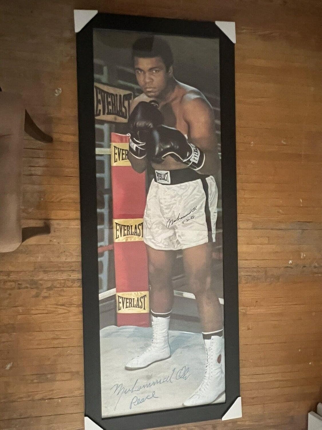MUHAMMAD ALI SIGNED/FRAMED Poster