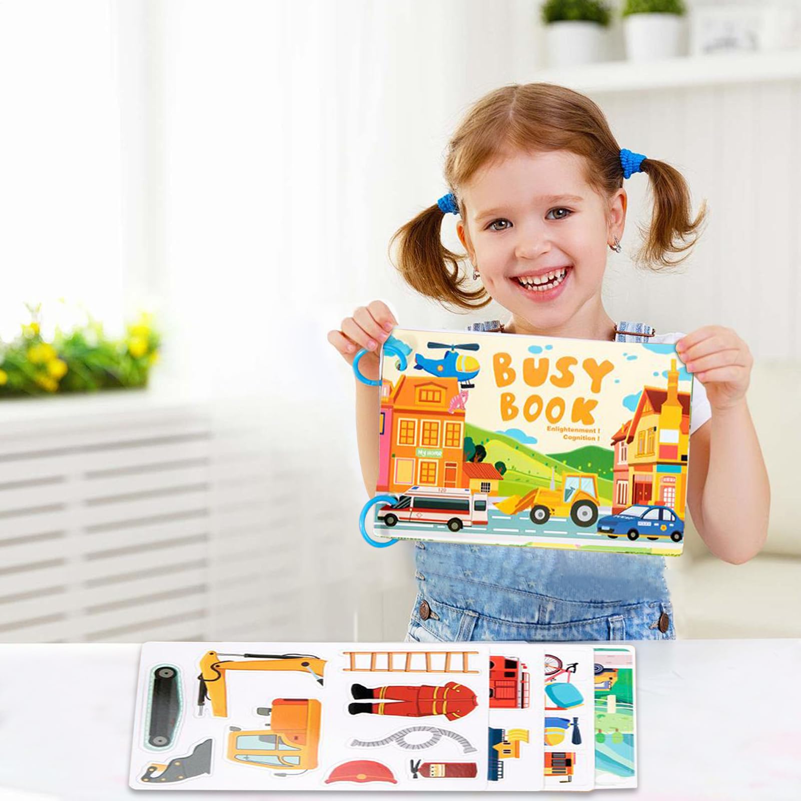 Libro Di Attività Per Bambini Piccoli Educativo Prescolare | Libro Di Attività Sensoriali Per Piccoli per Bambini Ragazze Compleanno Natale Casa Viaggio Scuole Asilo