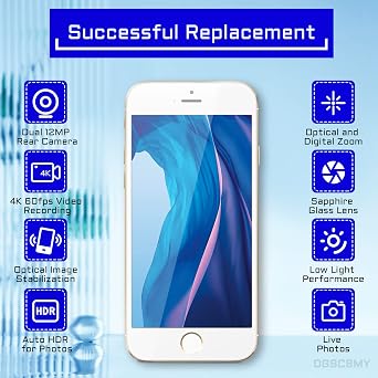 for iPhone 8 Plus Back Camera Replacement OEM Module Kit 12MP