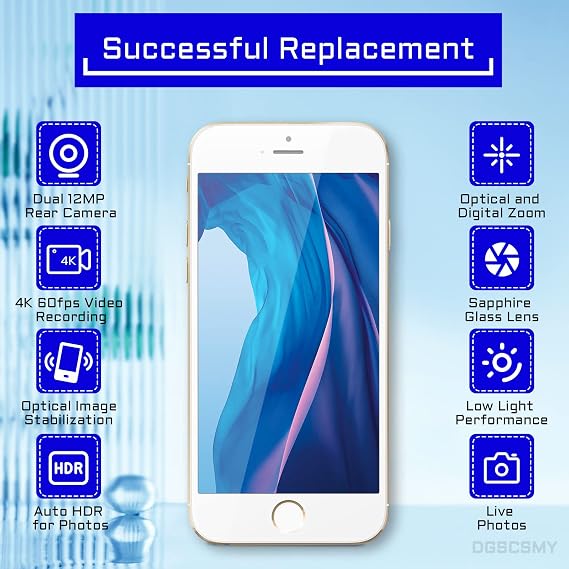 for iPhone 8 Plus Back Camera Replacement OEM Module Kit 12MP