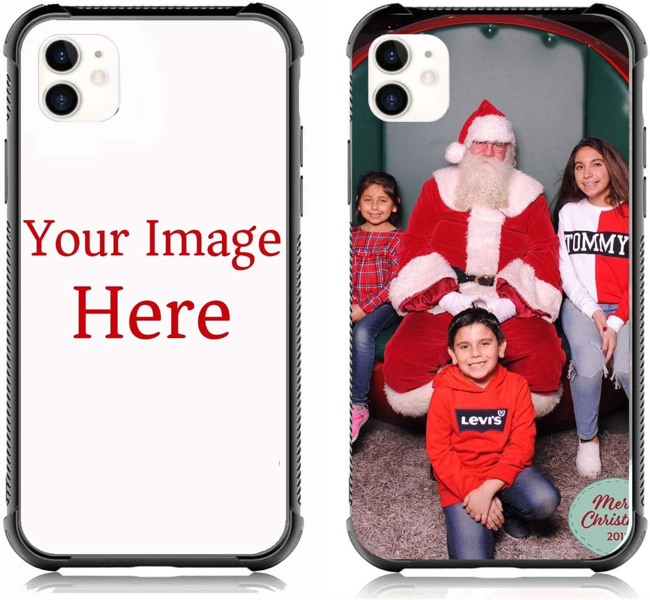 Custom Pictures Phone Case for iPhone 11 Personalized Custom Phone Cases Customized Slim Soft and Hard tire Shockproof Protective Anti-Scratch Phone Cover Case Make Your Own case Customize