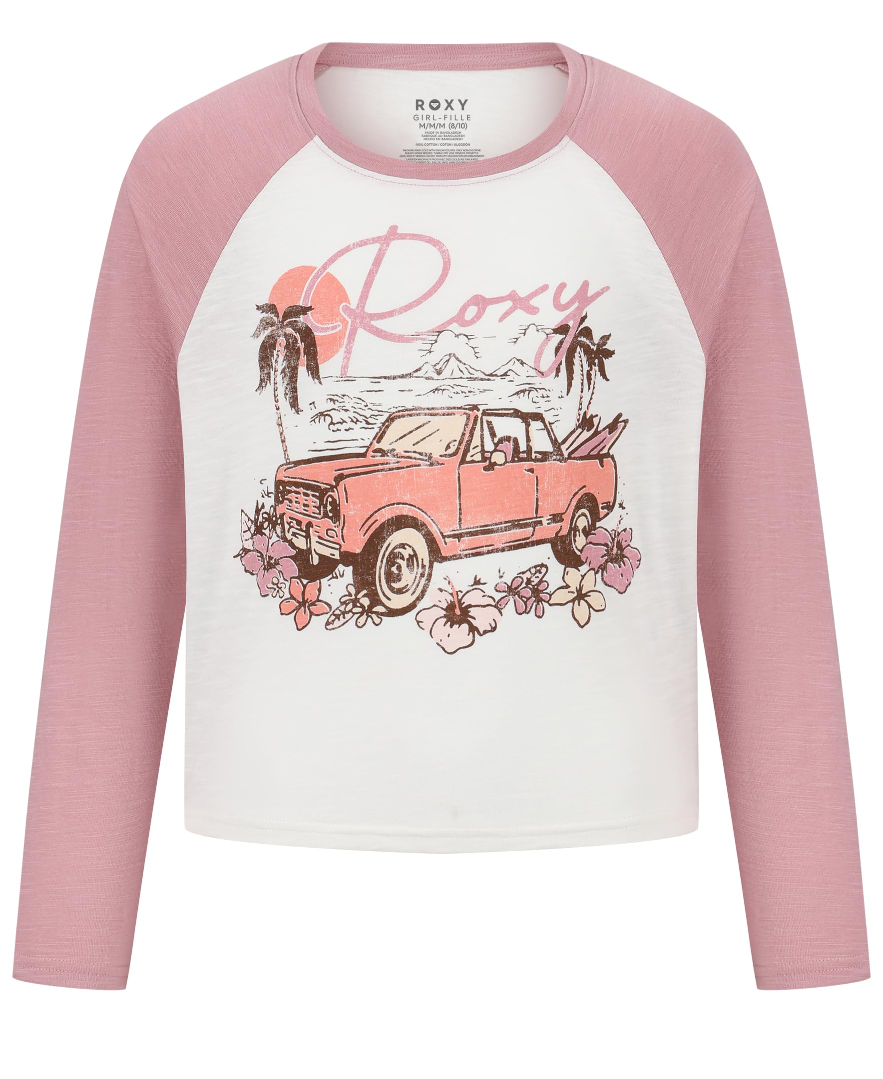 Girls Long Sleeve Relaxed Fit Graphic Tee