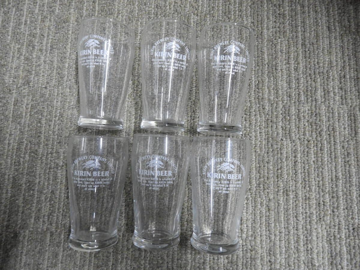 Amazon.co.jp: 昭和レトロ キリンビール 一口グラス ビールグラス 24個