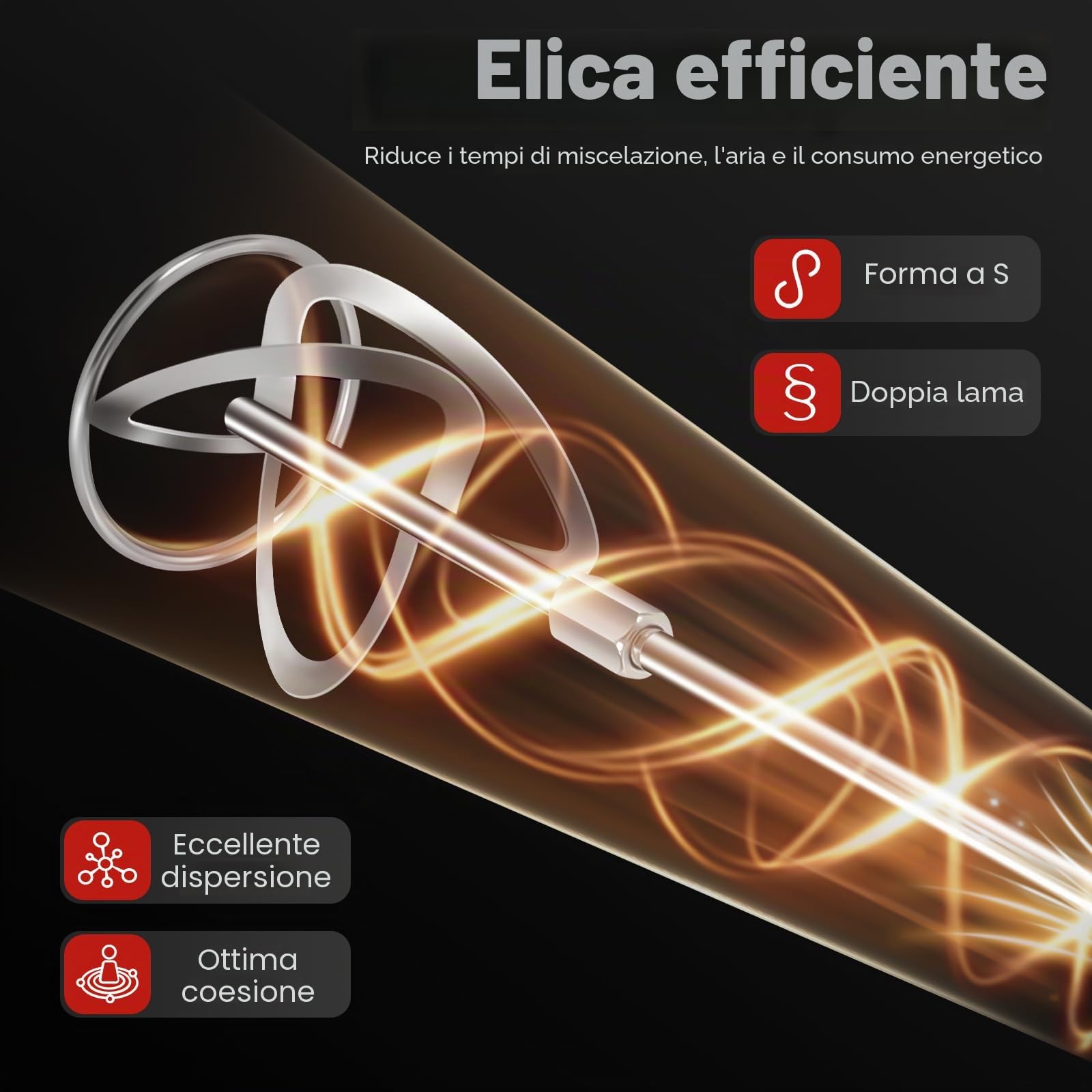 MINRS Agitatore per malta da 1500 W, mescolatore per calcestruzzo, malta a 6 marce, miscelatore per cemento, elettrico, per miscelare vernici, cemento, cemento