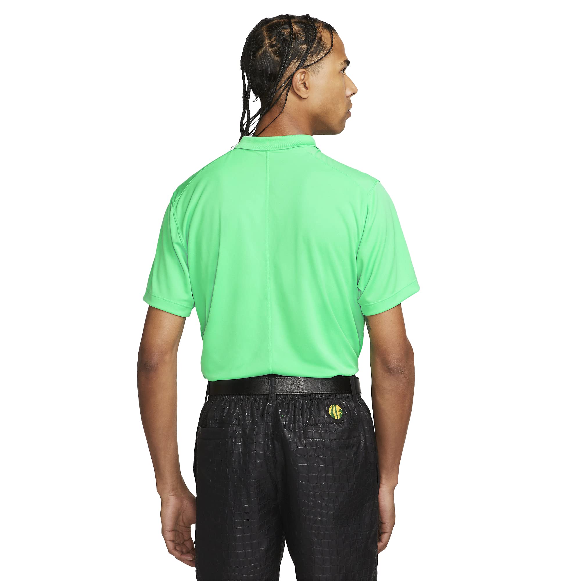 Nike Dri-FIT Victory Men's Golf Polo (as1, Alpha, m, Regular, Regular, Spring Green/Black)