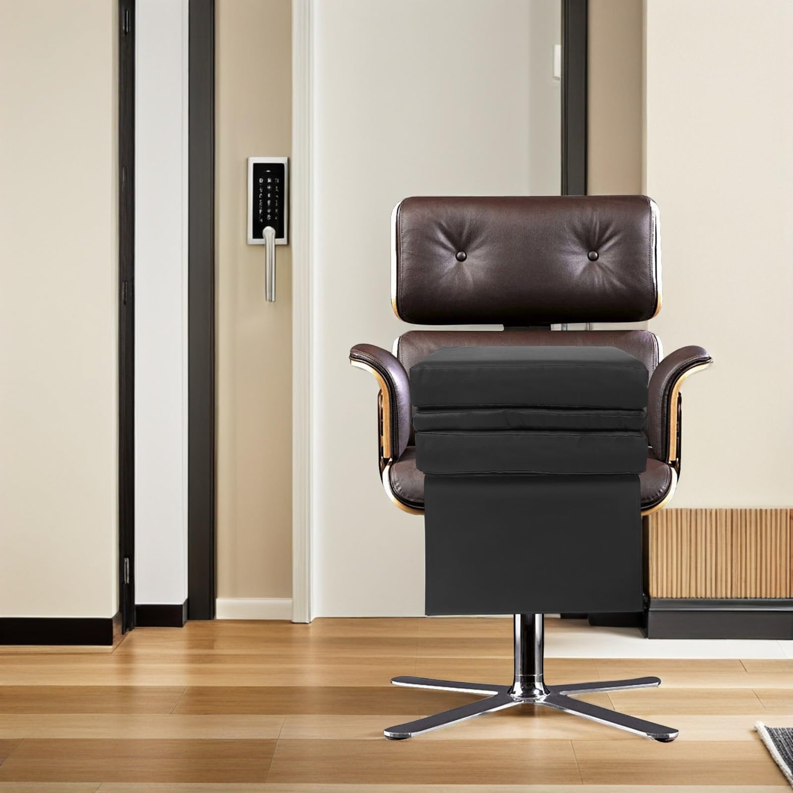 OSALADI Coussin Rehausseur et Nettoyage Facile pour Fauteuil de Salon de Coiffure Conception Trois Couches Épaisses, Hauteur Ajustable Garçon et Filles pour Usage Fréquent en Salons