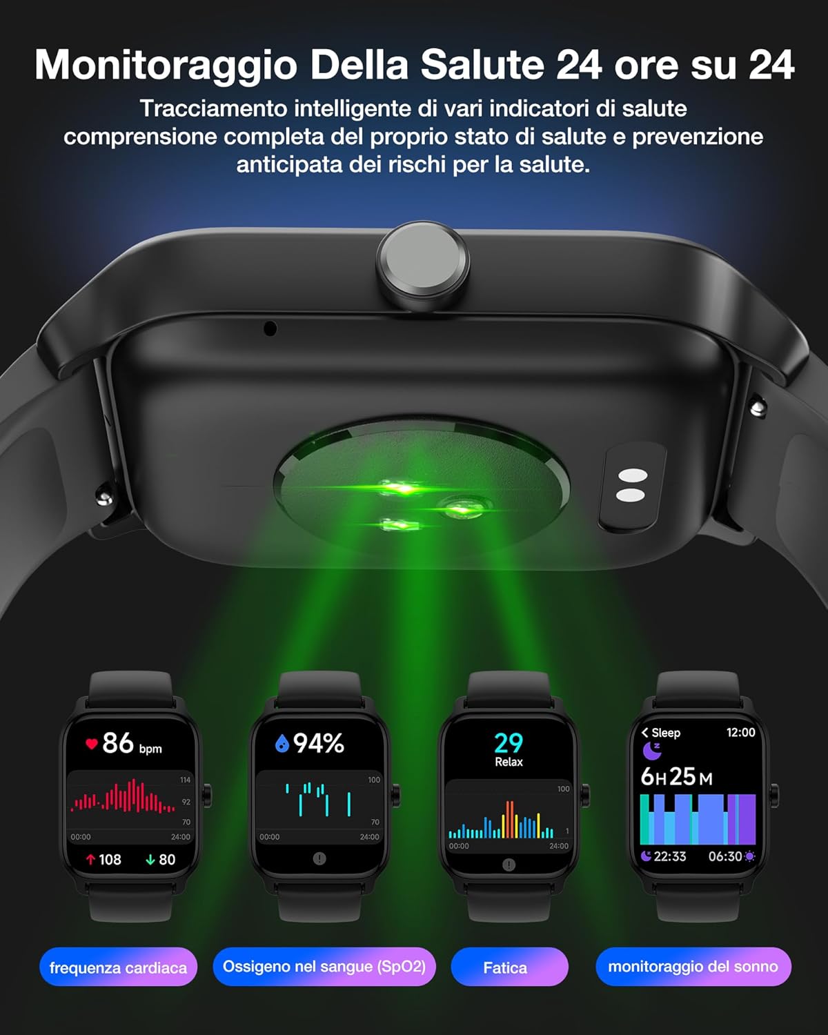 Smartwatch Uomo Donna Chiamate, Compatibile con Alexa, Schermo TFT 1.8 IP68 Impermeabile Smart Watch, Cardiofrequenzimetro da Polso 100+ modalità di Allenamento, Orologio Digitale, per Android iOS Smartwatch Uomo Donna Chiamate, Compatibile con Alexa, Schermo TFT 1.8 IP68 Impermeabile Smart Watch, Cardiofrequenzimetro da Polso 100+ modalità di Allenamento, Orologio Digitale, per Android iOS