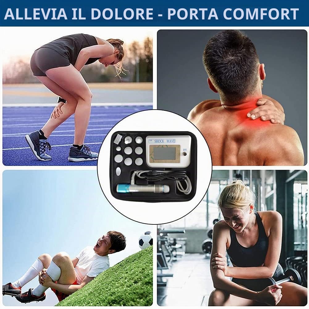 Attrezzature per terapia ad onde d'urto Extracorporea Dispositivo di terapia ad onde d'urto ED Professionale per la terapia Massaggio Sollievo Dal Dolore Modellazione del corpo E Disfunzione erettile