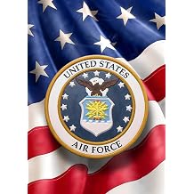 Red Carpet Studios Expressions Patriotic Military Double-Sided Flag, 28-Inch by 40-Inch, Air Force
