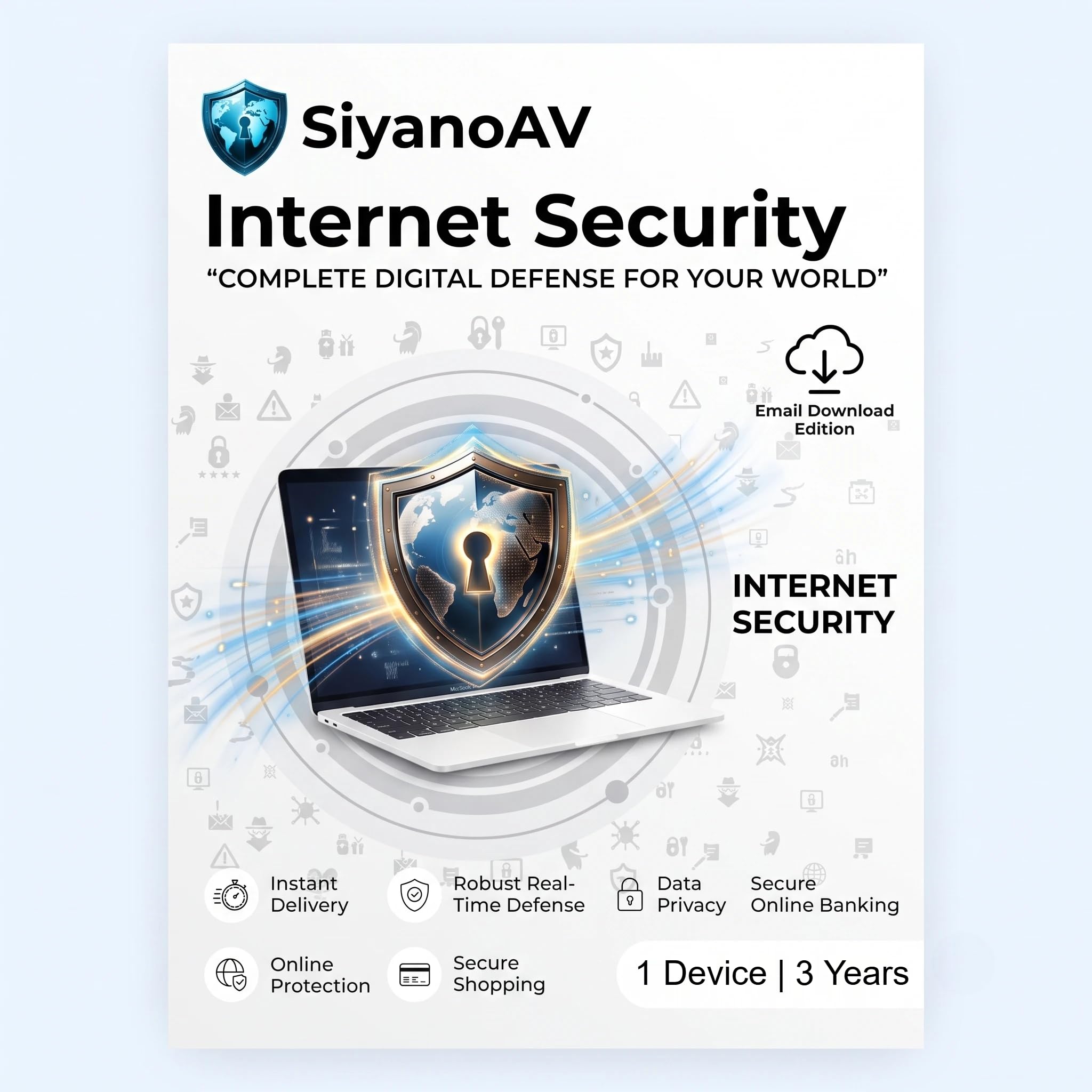SiyanoAV Internet Security | Complete Web & PC Protection | Windows PC & Laptop | 1 Device, 3 Years | Email Delivery in 1 Hour (No CD/DVD)-image-13
