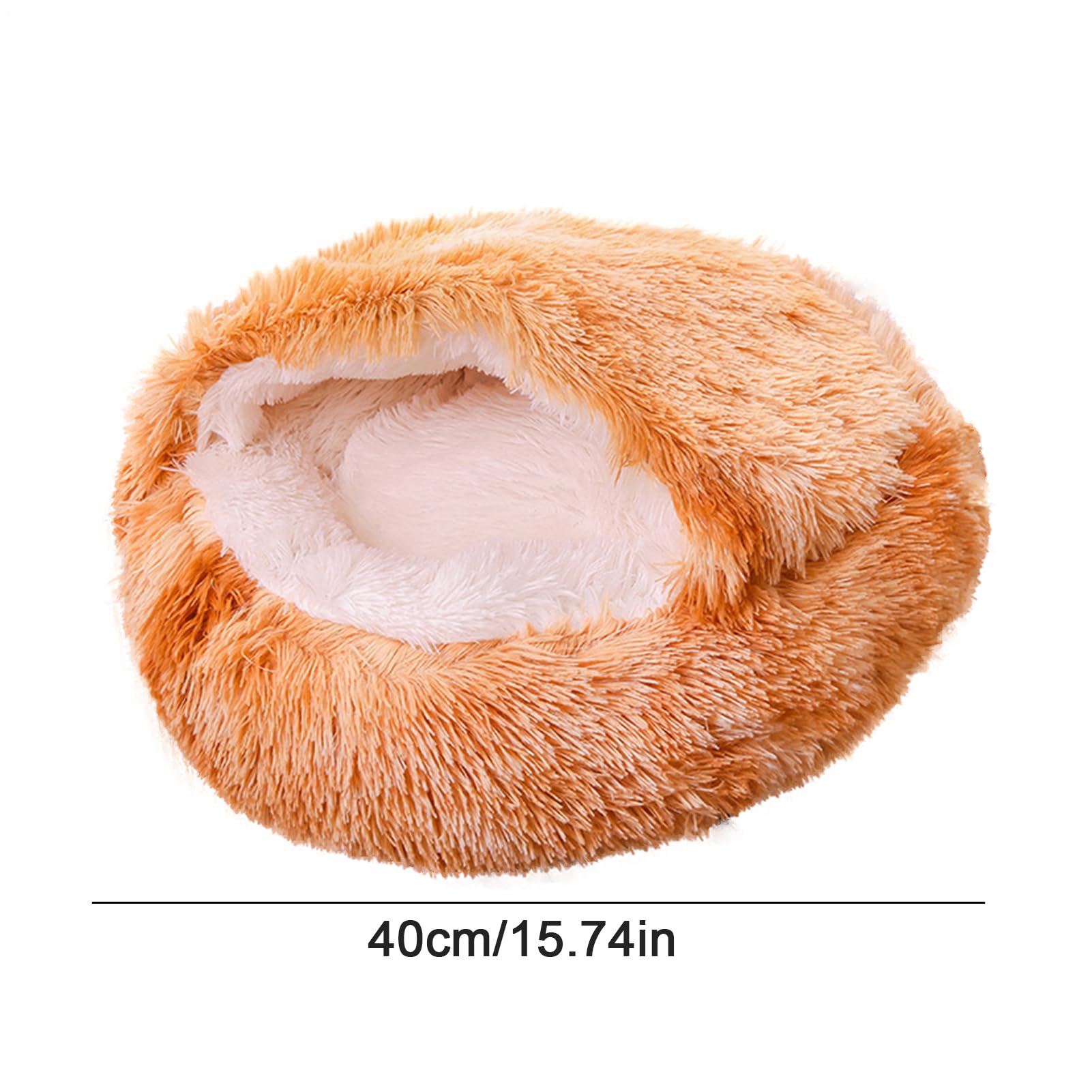 Genérico Camas para Gatos para Gatos de Interior - Camas para Mascotas para,Casa para con Fondo Antideslizante, Cama de Felpa Suave para Perros, Cama Cueva para, Suministros para Mascot