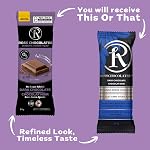 Ross Chocolates ™ Gourmet Chocolate Bars | Creamy, Melt-In-Your-Mouth | Sugar Free | No Stevia Aftertaste | Keto Friendly | Good for Diabetics | Made in Vancouver, Canada | 12x 34g Bars Dark Chocolates