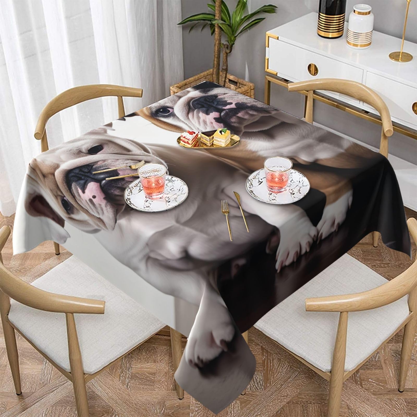 Nappe lavable et infroissable en lot de 2 pour protéger efficacement la table de cuisine