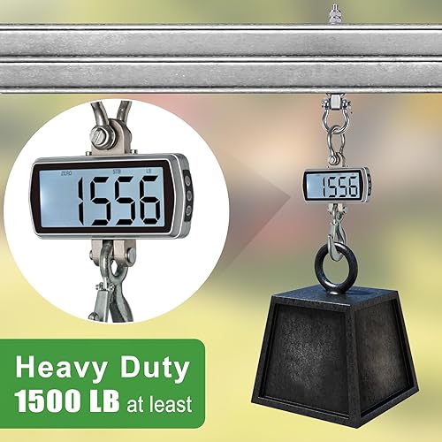 Miniatura 5 de Dolibest Perchas de columpio con rodamiento, paquete de 4 ganchos de acero inoxidable 304 para vigas de madera y metal, ideal para colgar hamacas,