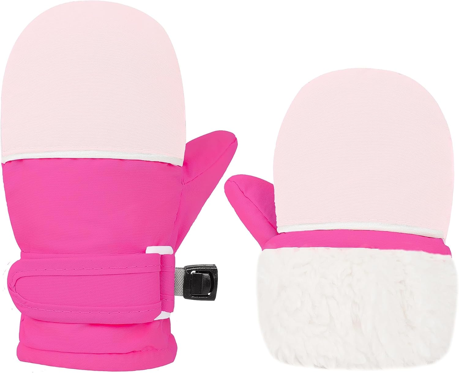 Toddler Gloves Baby Mittens Winter Warm Lined Fleece Gloves Waterproof Snow Baby Girls Mitten for Boys - Image 4