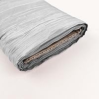 Vista 12 de Efavormart - Perno de tela de tafetán arrugado de acordeón negro de 54 pulgadas x 10 yardas para decoración de bodas, fiestas de cumpleaños, bailes