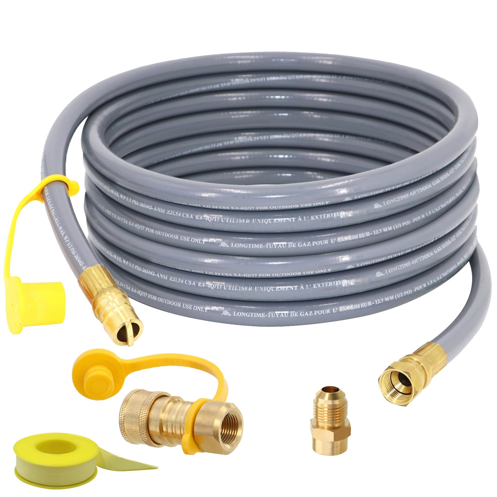 SUMNEW 24 ft Natural Gas Hose