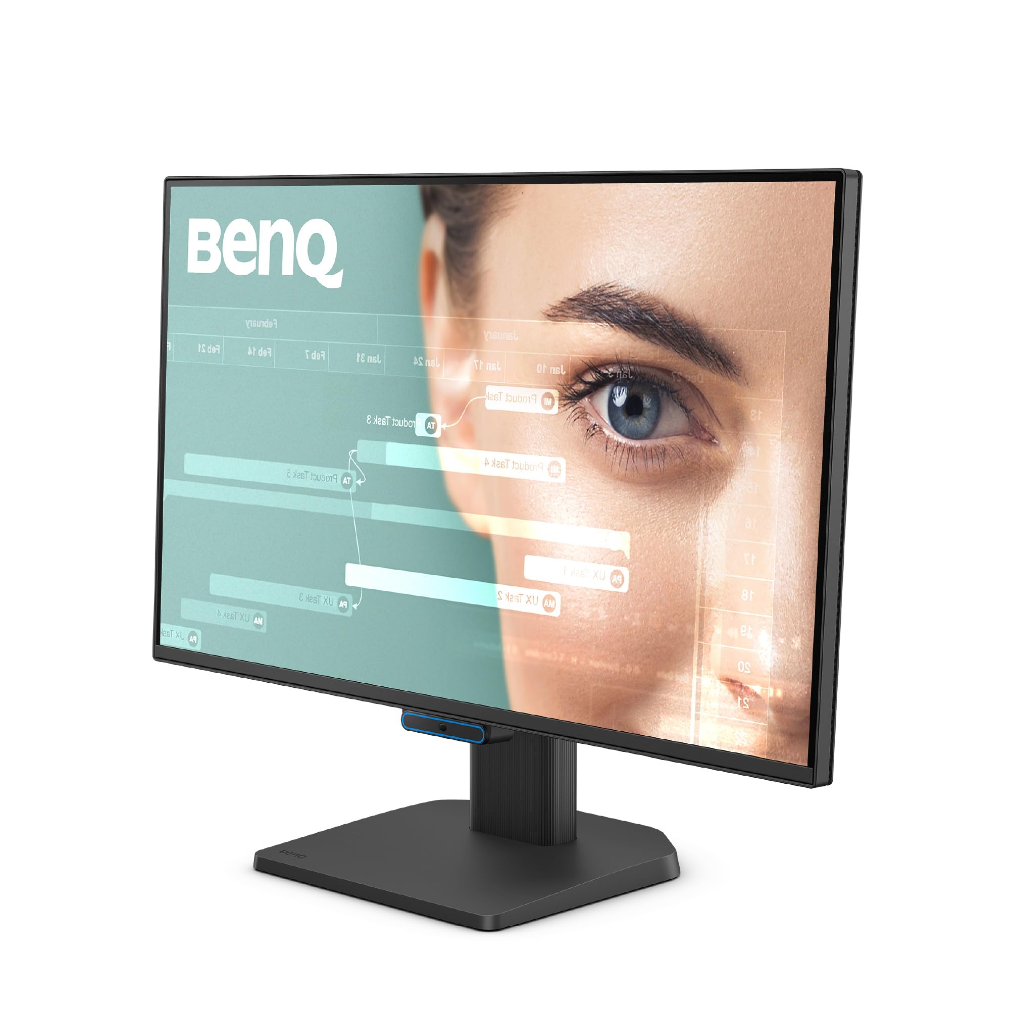 BenQ GW2490C 23,8" 1080p FHD 144Hz IPS Eye-Care Monitor casa-ufficio, USB-C, 1080x1920, Ottimizzatore Visivo, Senza Sfarfallio, Luce Blu Bassa, Cornice Ultra Sottile, Certificato TÜV, Eye-CareU