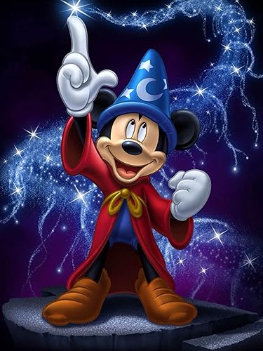 PALODIO Kits de pintura de diamante de ratón para adultos principiantes, kits de arte de diamante de ratón para bricolaje, arte redondo con disponible en Yaxa El Salvador