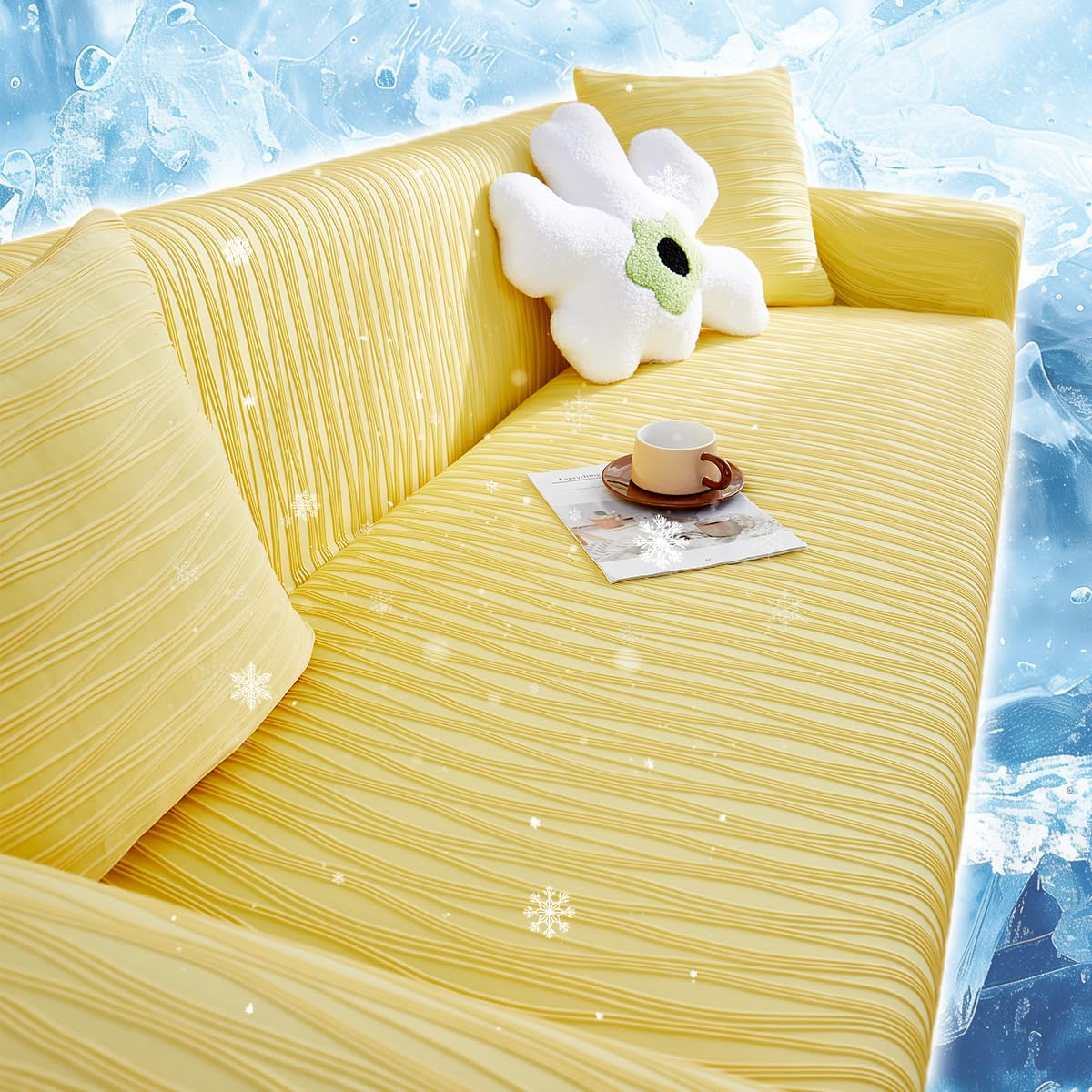 Amazon｜SUGOI 冷感ソファーカバー 夏用 ひんやり ソファーカバー