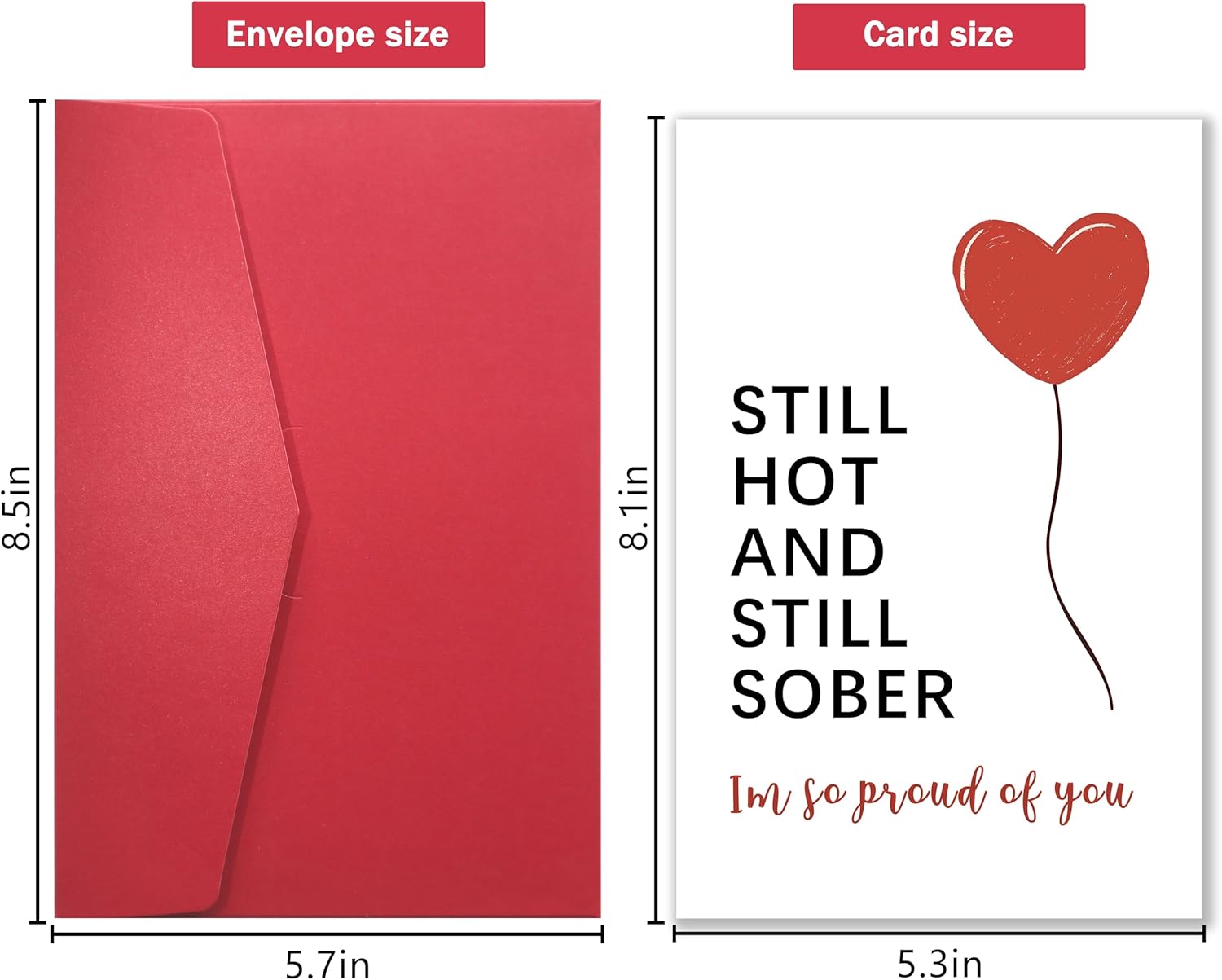 Funny Sober Card - Encouragement & Anniversary for Friends & Family, Sobriety Card, Gifts for Men & Women - Image 2