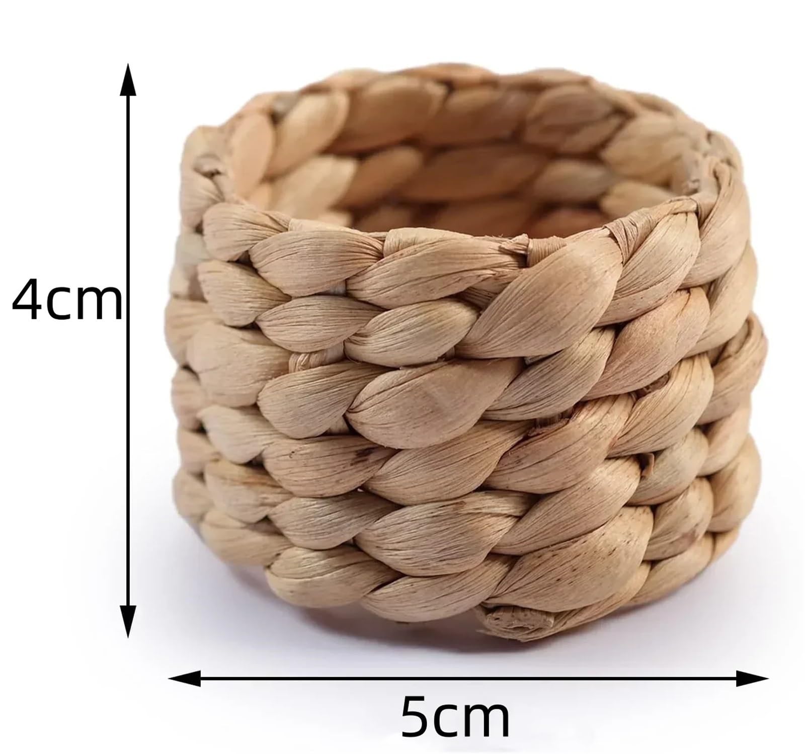 Lot de 30 ronds de serviette tissés à la main - Décorations de table