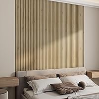 Vista 7 de Livelynine Papel tapiz autoadhesivo de listones de madera, papel de pared autoadhesivo de 15.8 x 197 pulgadas, papel de contacto de madera
