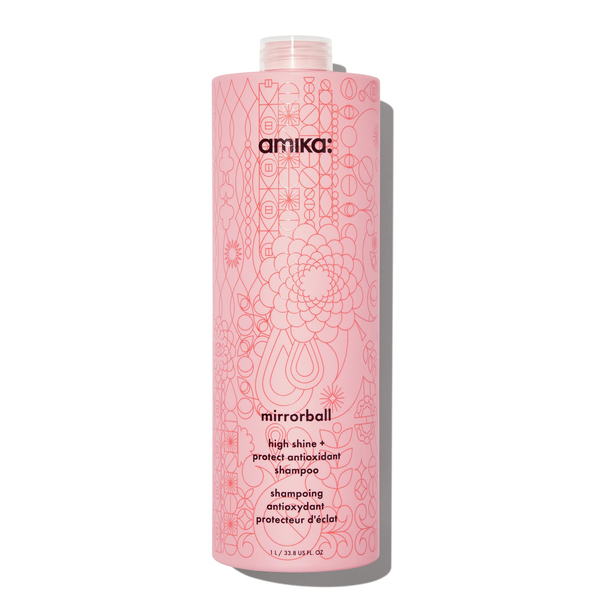 Photo 1 of ***HALF EMPTY***amika Mirrorball Shampoo, 1000ml