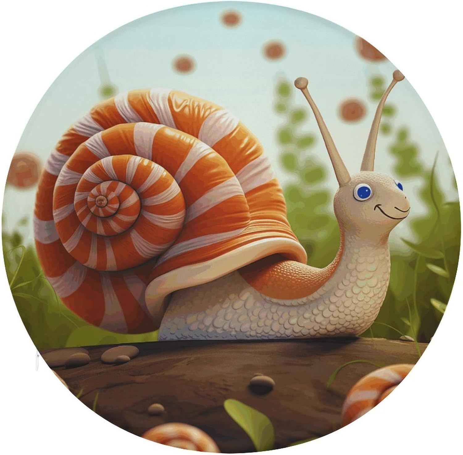 Chair Seat Covers Round Chair Covers Washable Seat Slipcovers Cushion Cover Removable Cushion Slipcover for Dining Chairs Chair Protectors Cover for Home Kitchen