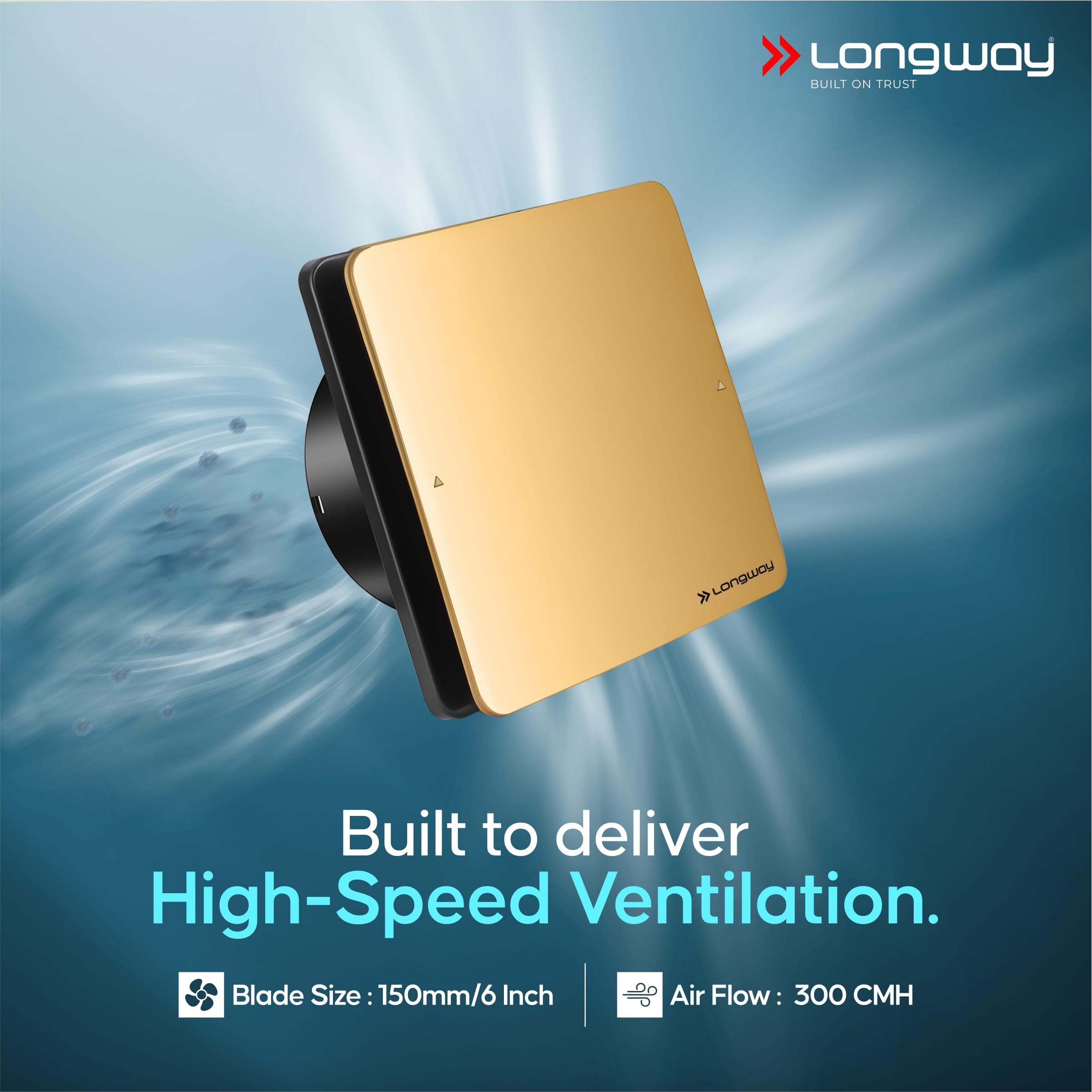 LONGWAY Exhaust Fan - Quiet & Powerful Ventilation -3